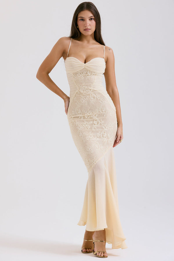 Janelle - Dantel Maxi Elbise