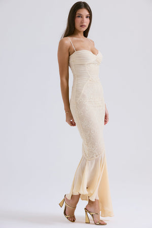 Janelle - Dantel Maxi Elbise