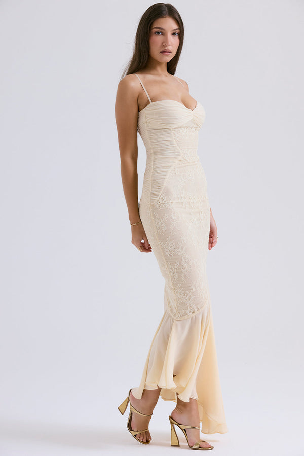 Janelle - Dantel Maxi Elbise