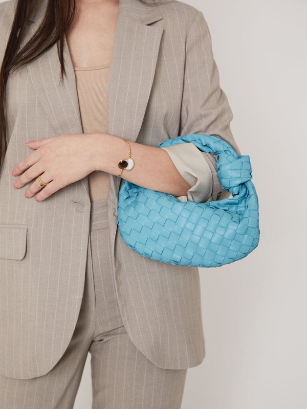 Mini Everyday Leather Bag - Sky Blue