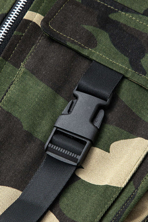 Zip Up Flap Pocket Cargo Yelek