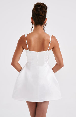 Sofie - Beyaz Mini Elbise