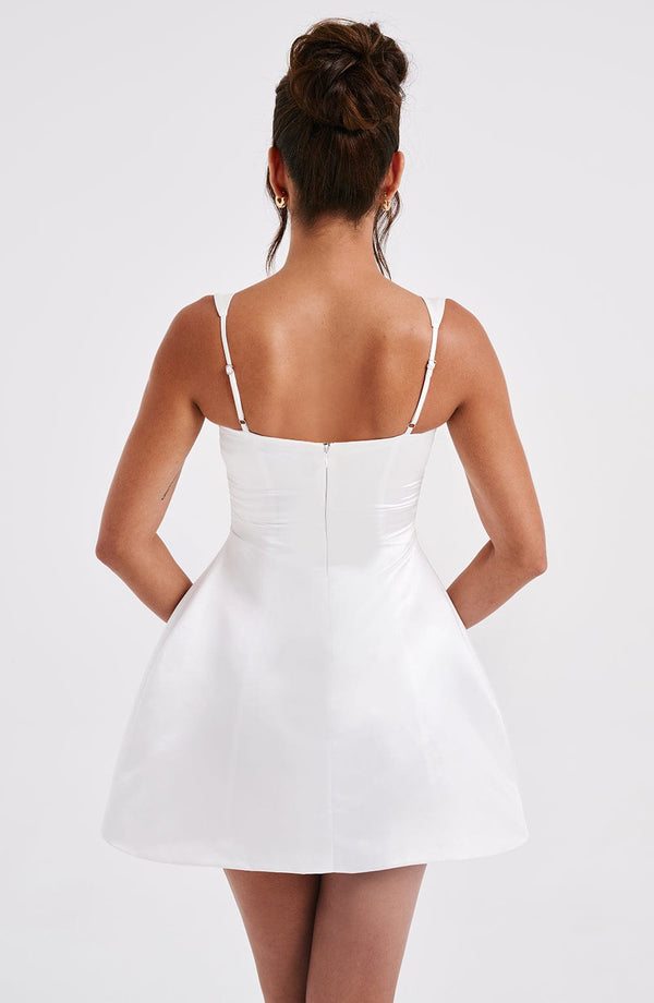 Sofie - Beyaz Mini Elbise