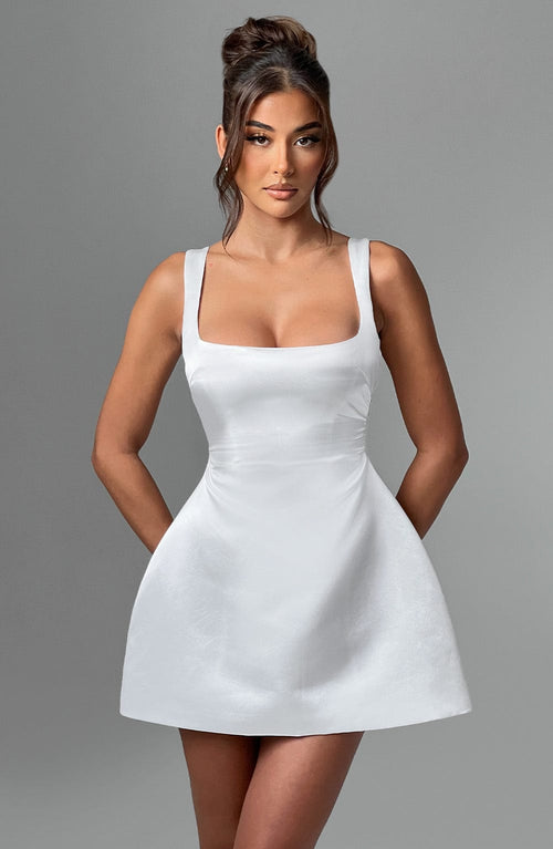Sofie - Beyaz Mini Elbise