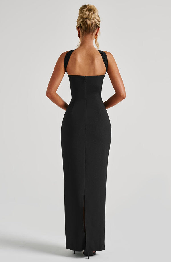 Yulia - Siyah Maxi Elbise